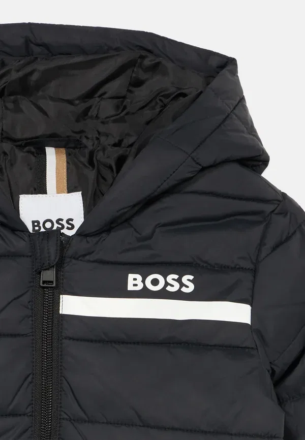 Пуховая куртка - зимняя куртка Boss Kidswear, черный — фото 4