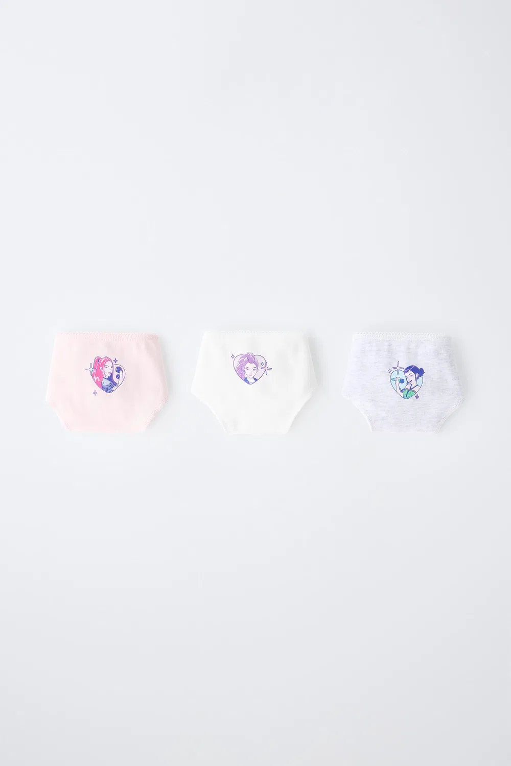 5-12 ЛЕТ / Набор трусов 3 шт. K-POP DEMON HUNTERS NETFLIX BRIEFS ZARA, Multicoloured