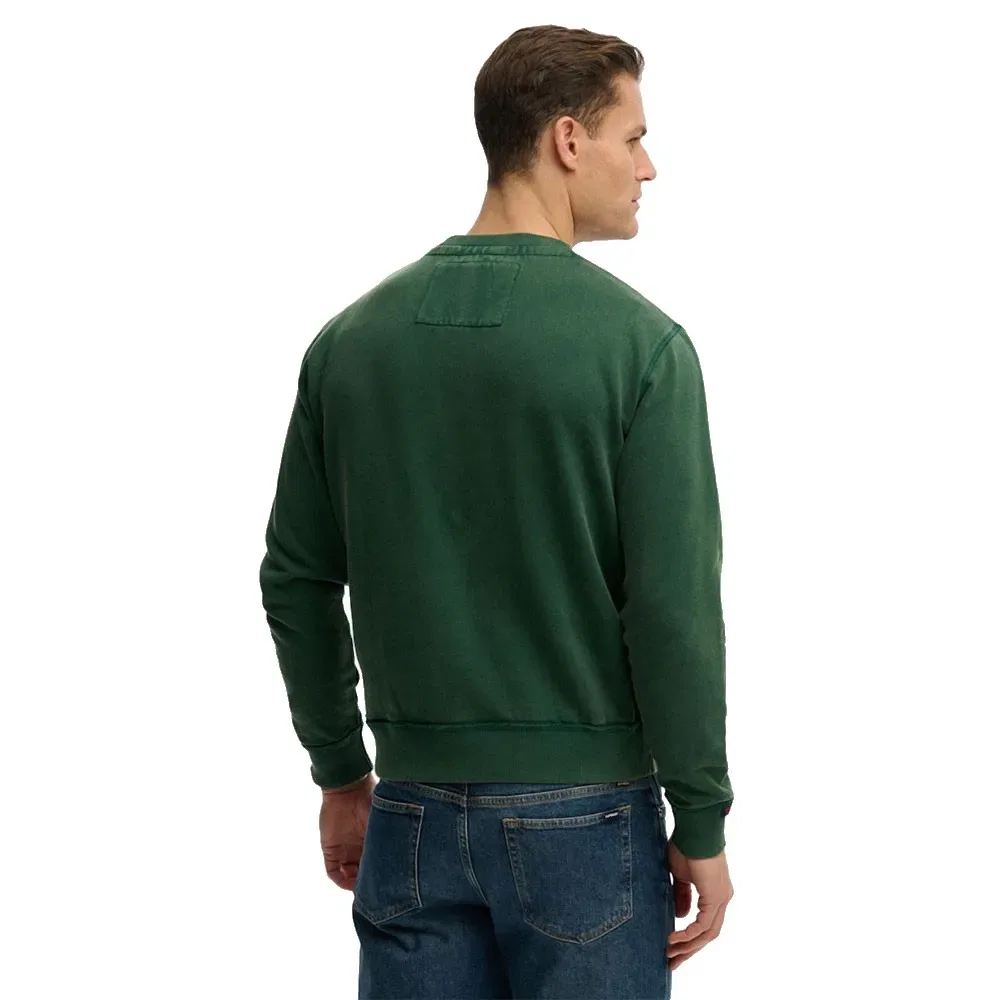 Свитшот Vintage Athletic Crew Superdry, зеленый — фото 2