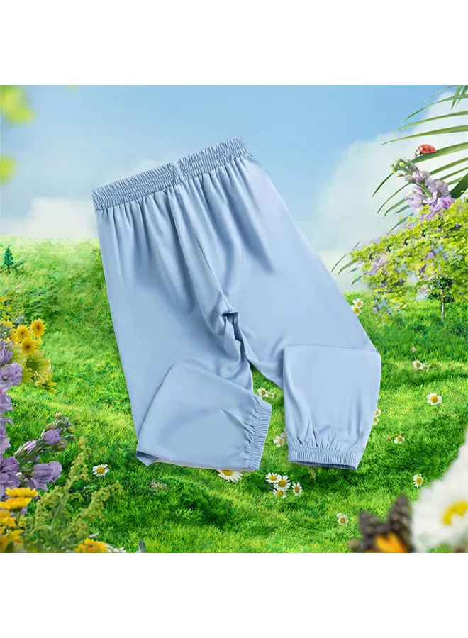 Штаны с принтом букв для девочек Jeanswest, синие — фото 3
