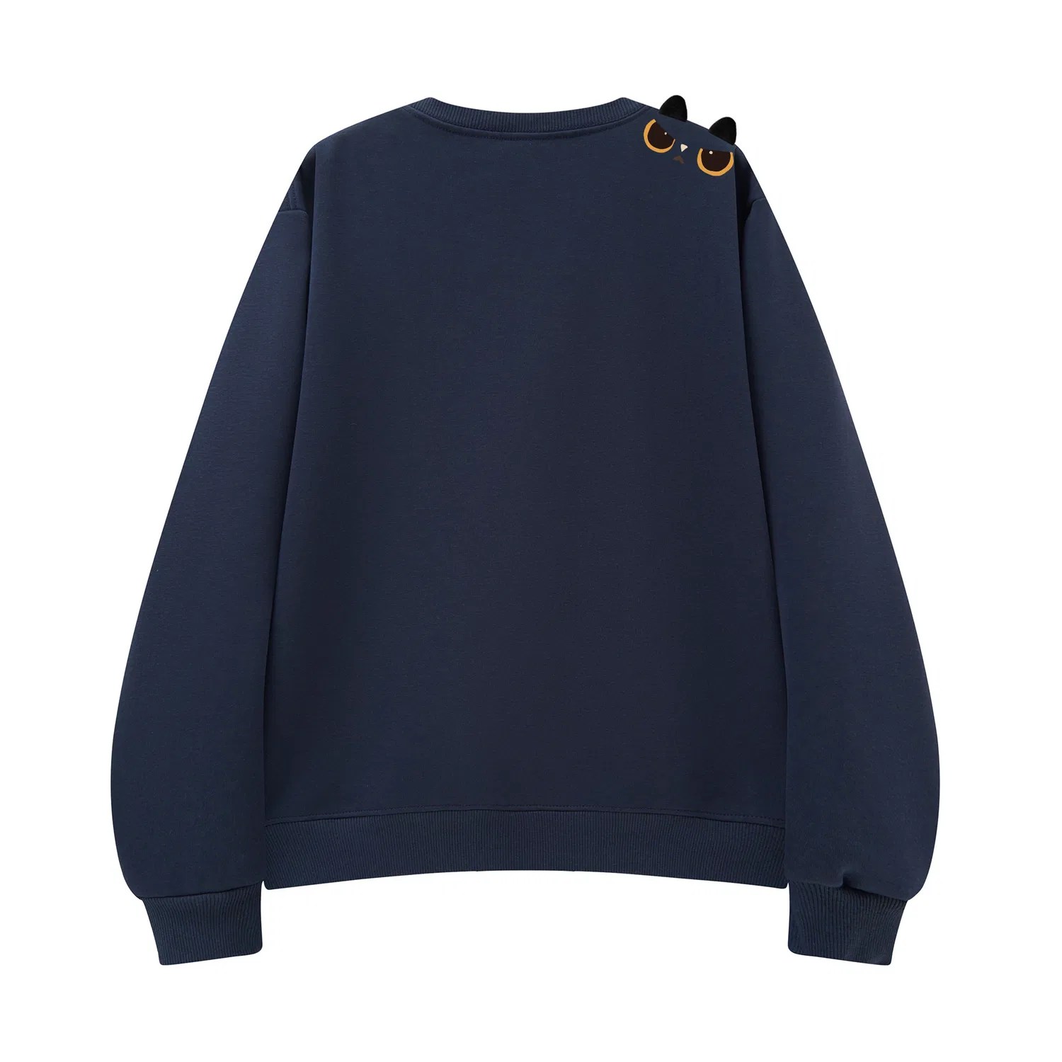 Детский свитшот унисекс с круглым вырезом, средняя посадка, Embroidery-Navy Blue, MUSCLETECH