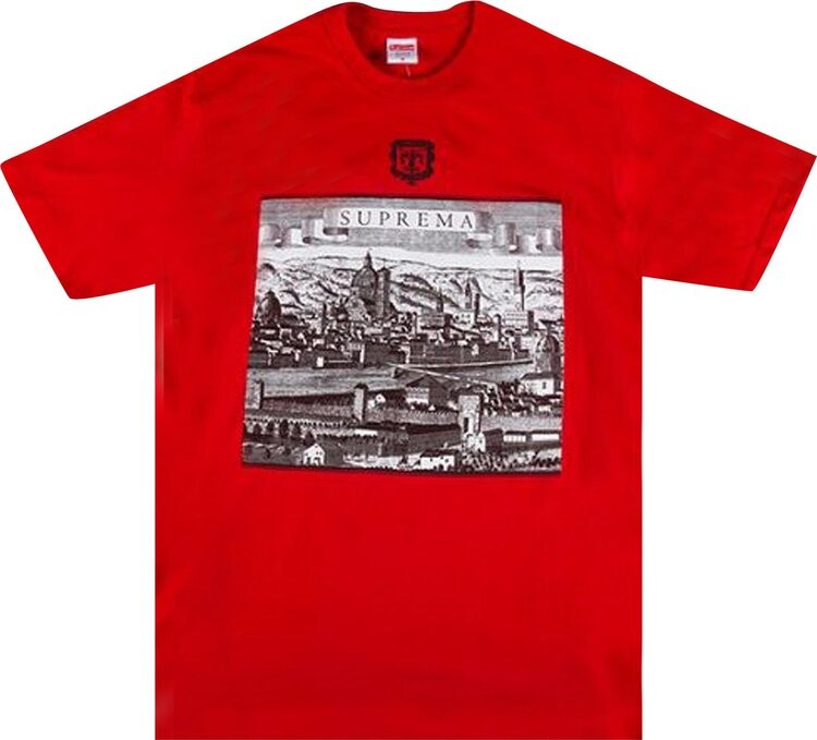 

Футболка Supreme Fiorenza Tee 'Red', красный
