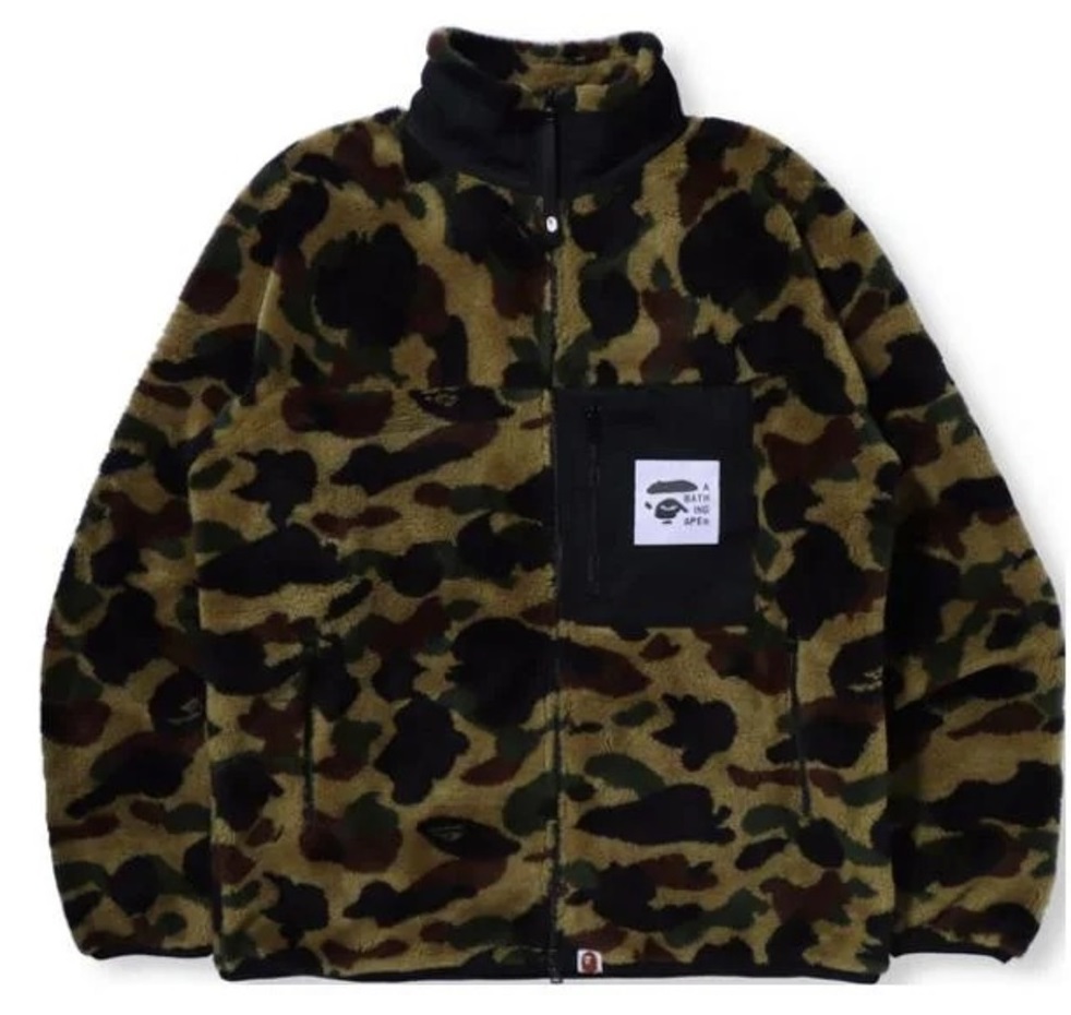 

Куртка A Bathing Ape Velvet, зеленый