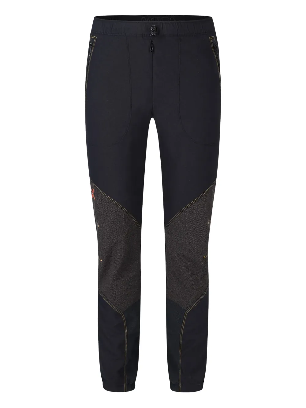 

Брюки с кулиской и вставками Monture, черный