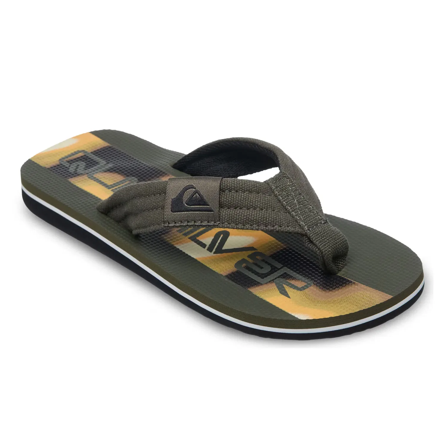 Детские шлепанцы для мальчиков Molokai Layback Quiksilver, Kaki