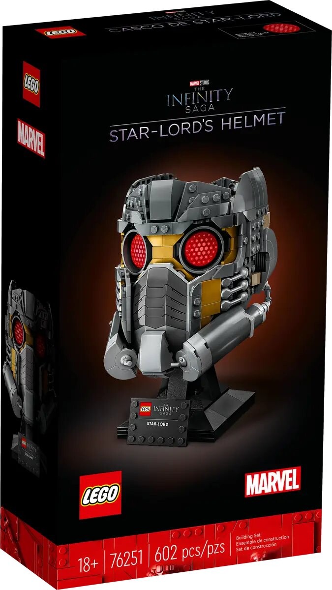Конструктор Lego Marvel Star-Lord's Helmet 76251, 602 детали