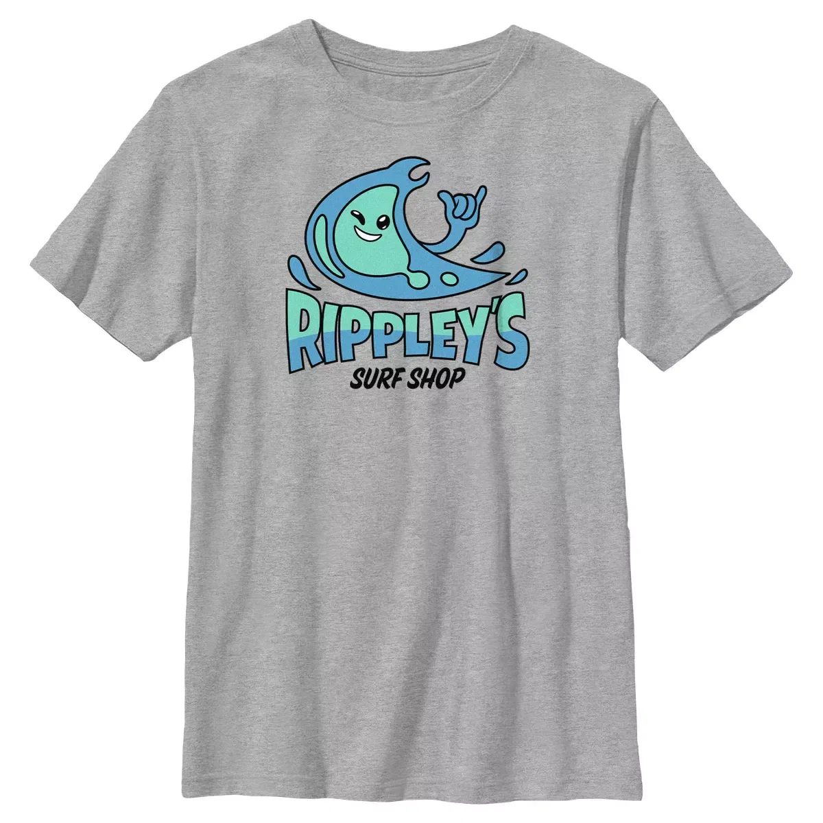 Детская футболка с принтом Fortnite Rippley's Surf Shop, Athletic Heather