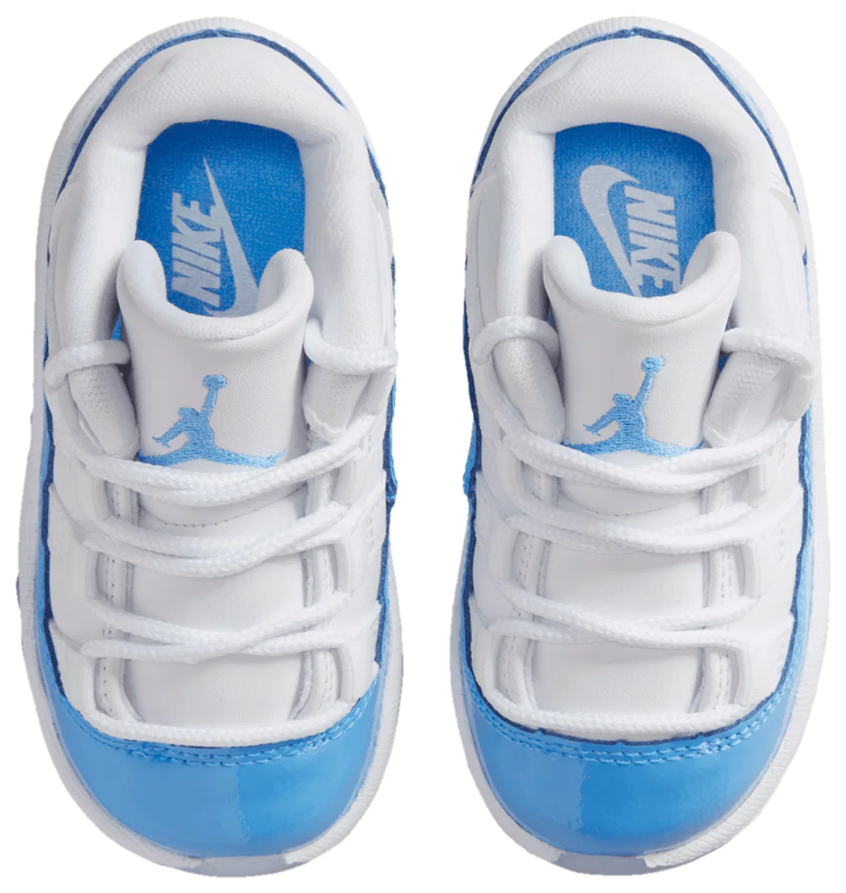 Кроссовки для мальчиков Retro 11 Low Jordan, цвет White/Blue/Black — фото 4