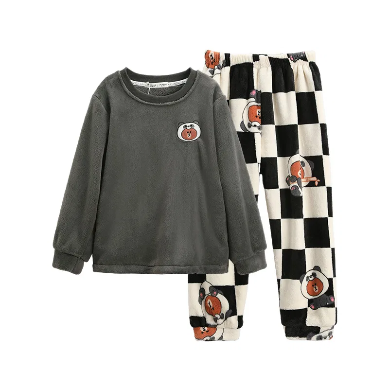 Детский комплект пижамы Vintage Gray FENTENG