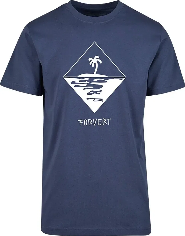 Мужская футболка повседневная Forvert T-Shirt Morro Bay Brandit, Blue