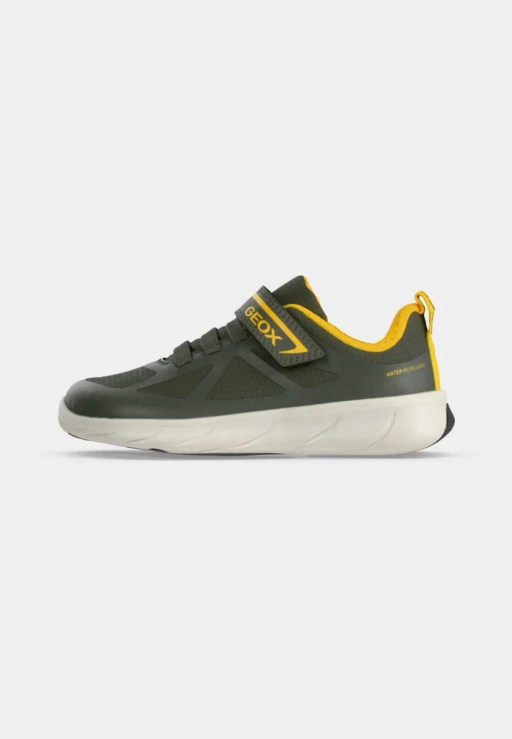 Бегун - кроссовки Geox, Dark Green/Yellow — фото 2