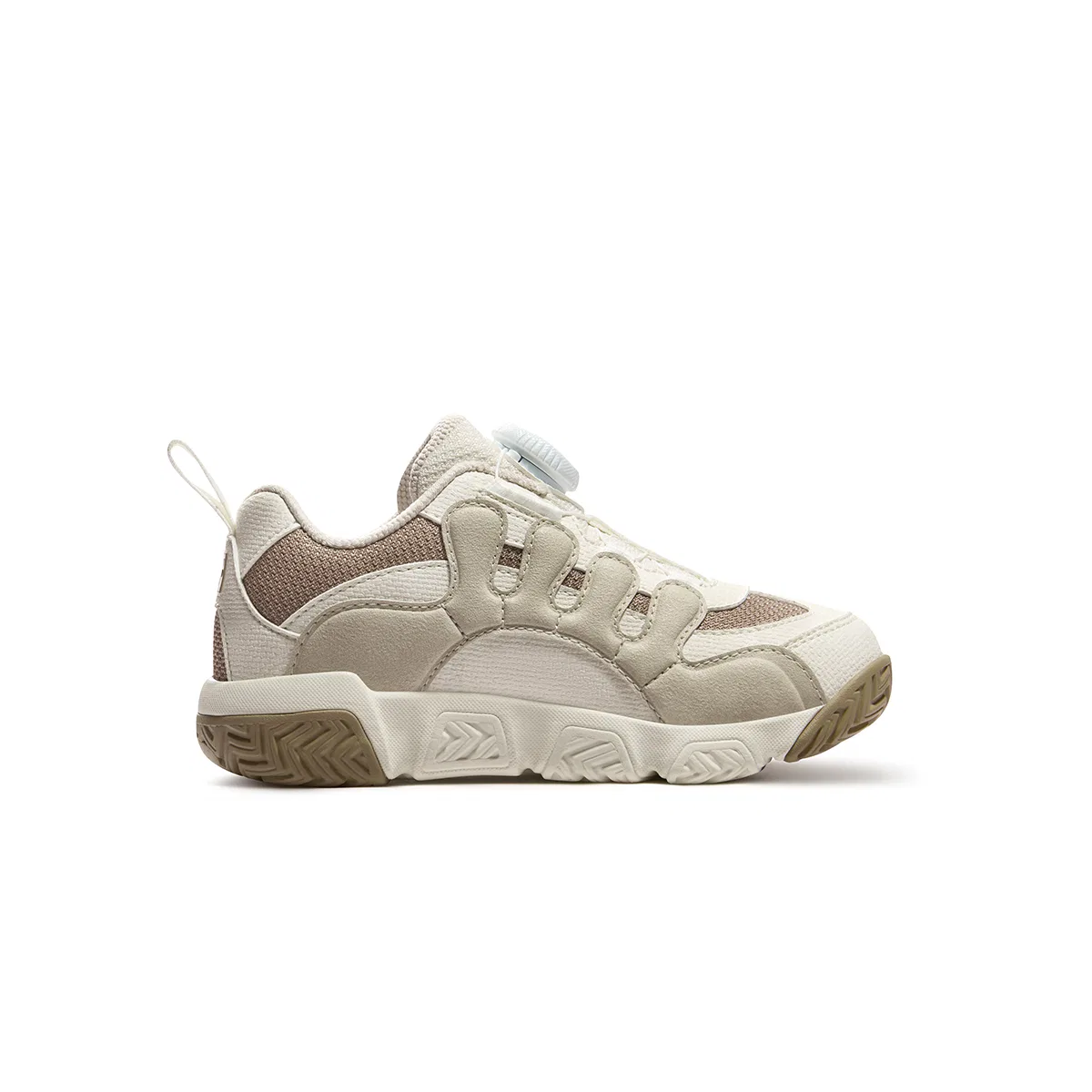 Детские кроссовки для мальчиков с низким верхом FILA KIDS Heritage FHT, Цвет Milk White Scroll Brown — фото 3