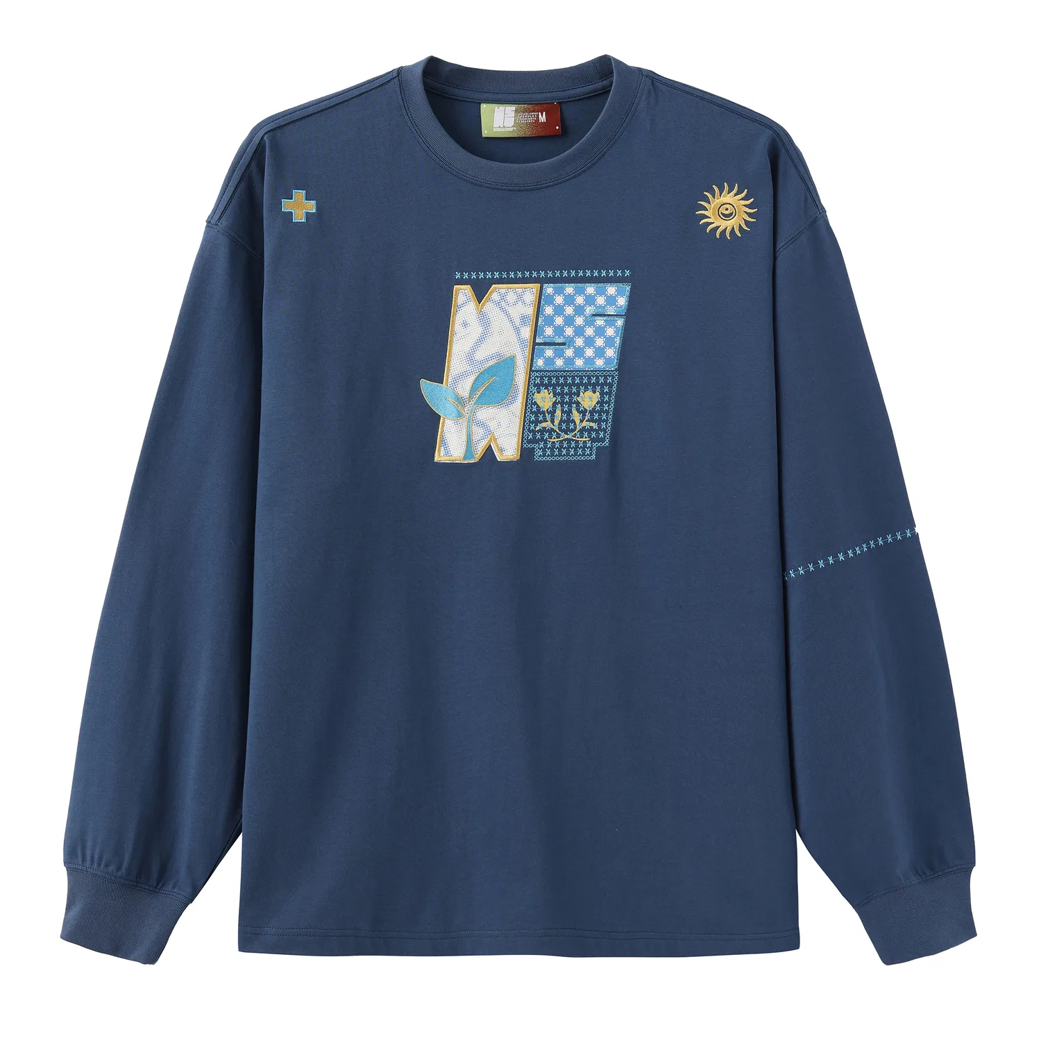 Детская футболка с круглым вырезом NSTNEW START, Navy Blue