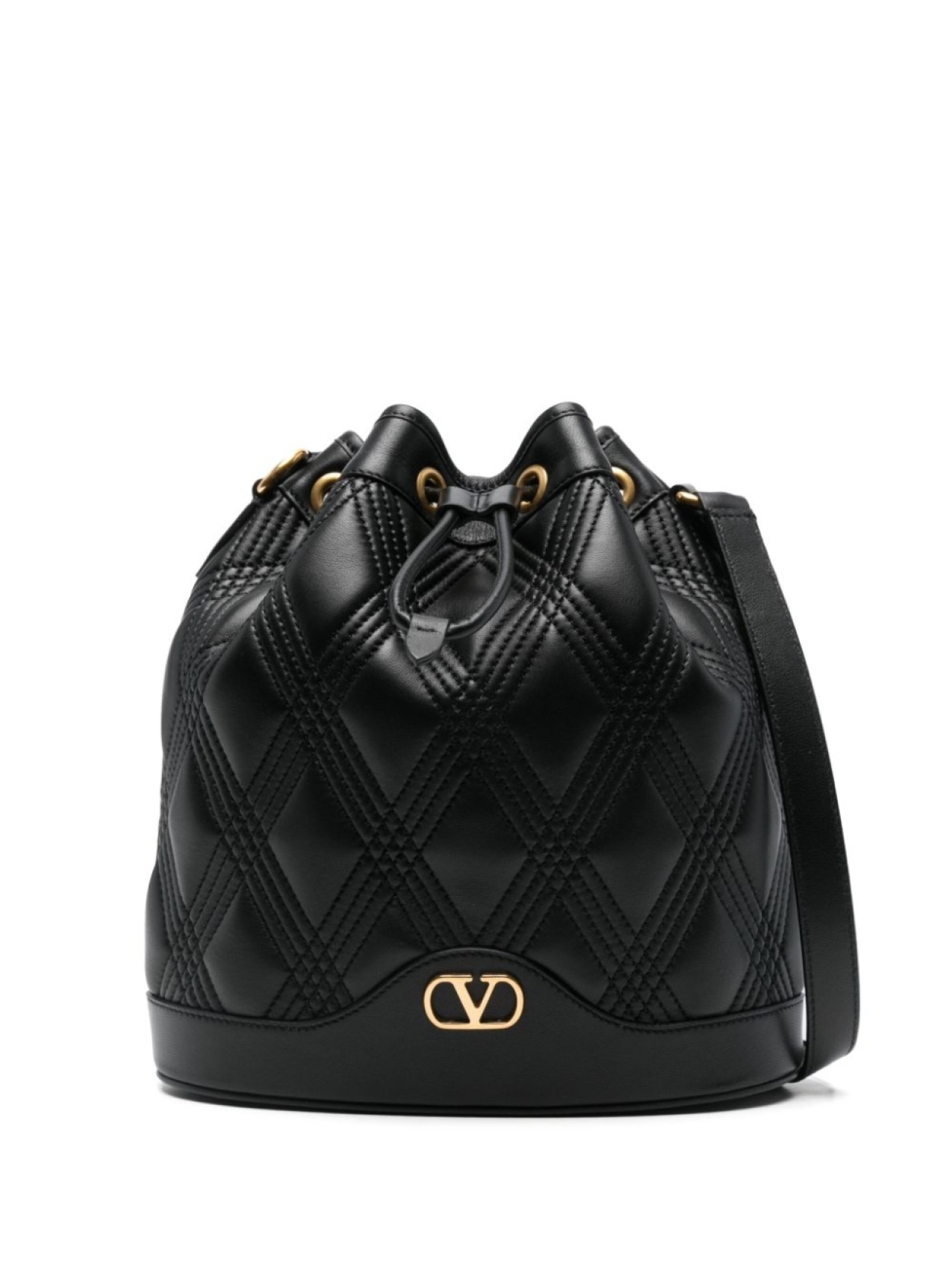 

Valentino Garavani сумка-ведро с логотипом VLogo Signature, черный