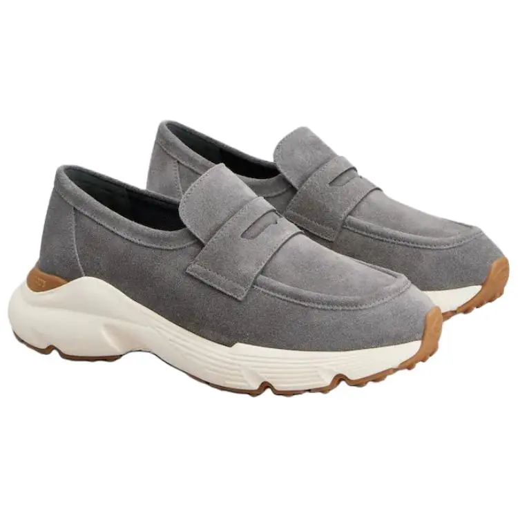 TOD'S Женские повседневные туфли серого цвета, цвет Gray — фото 3