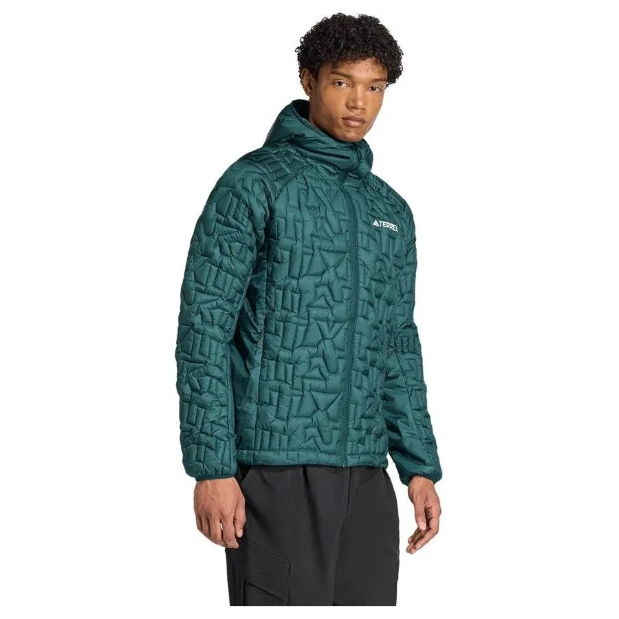 Мужская куртка с утеплителем XPR LF HO JKT adidas, Зеленый — фото 4