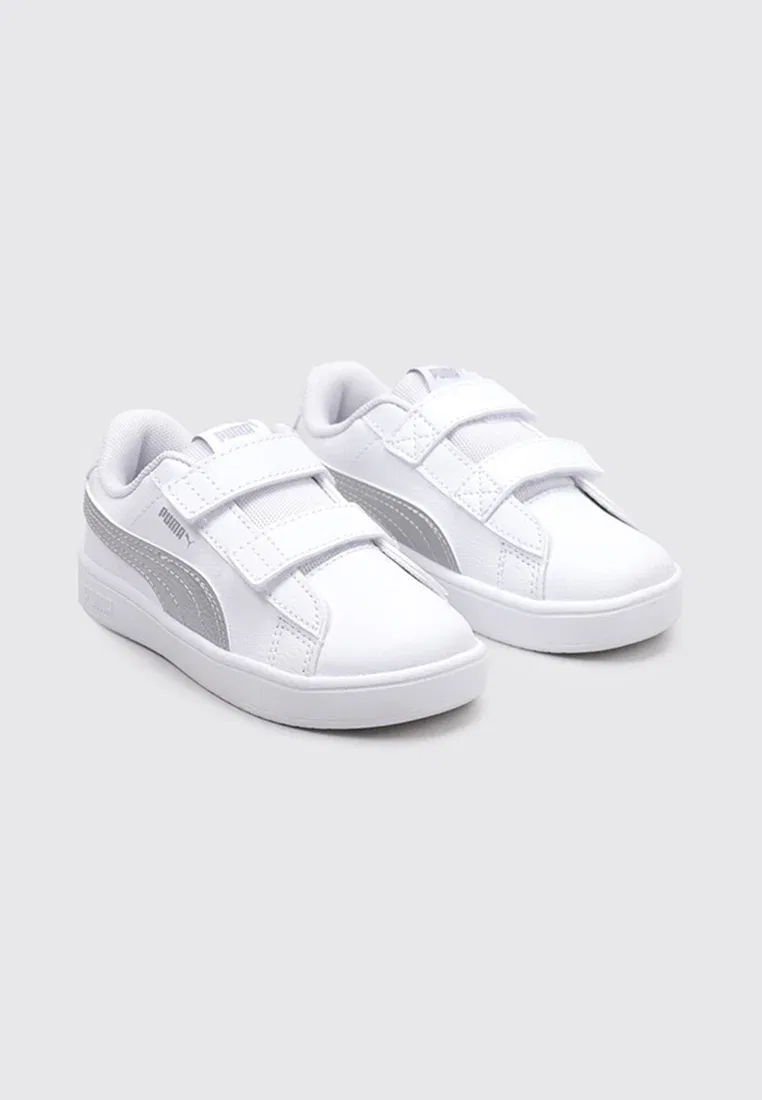 Классическая детская обувь Rickie Puma, White — фото 3
