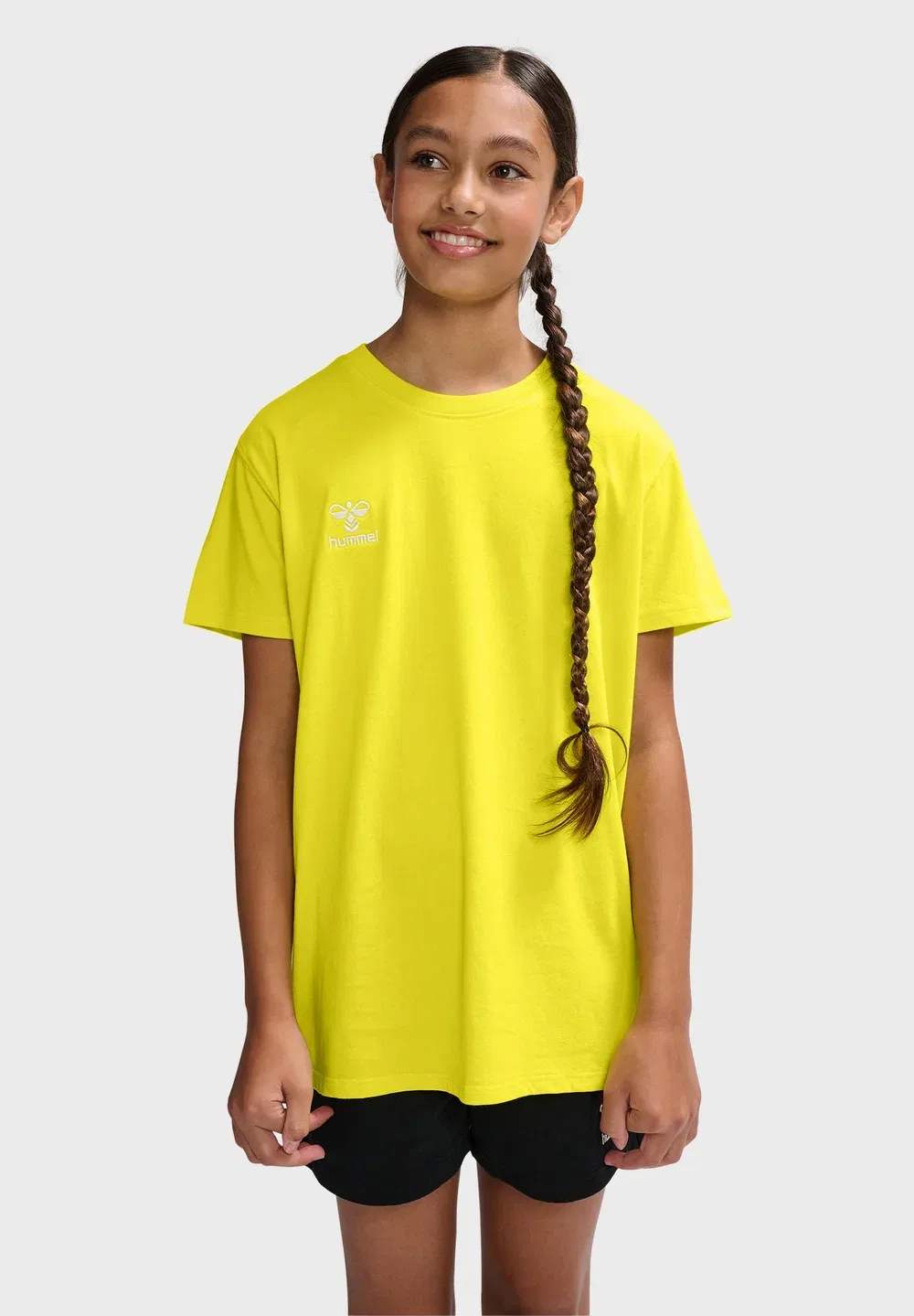 Футболка унисекс - базовая модель Hummel, Blazing Yellow