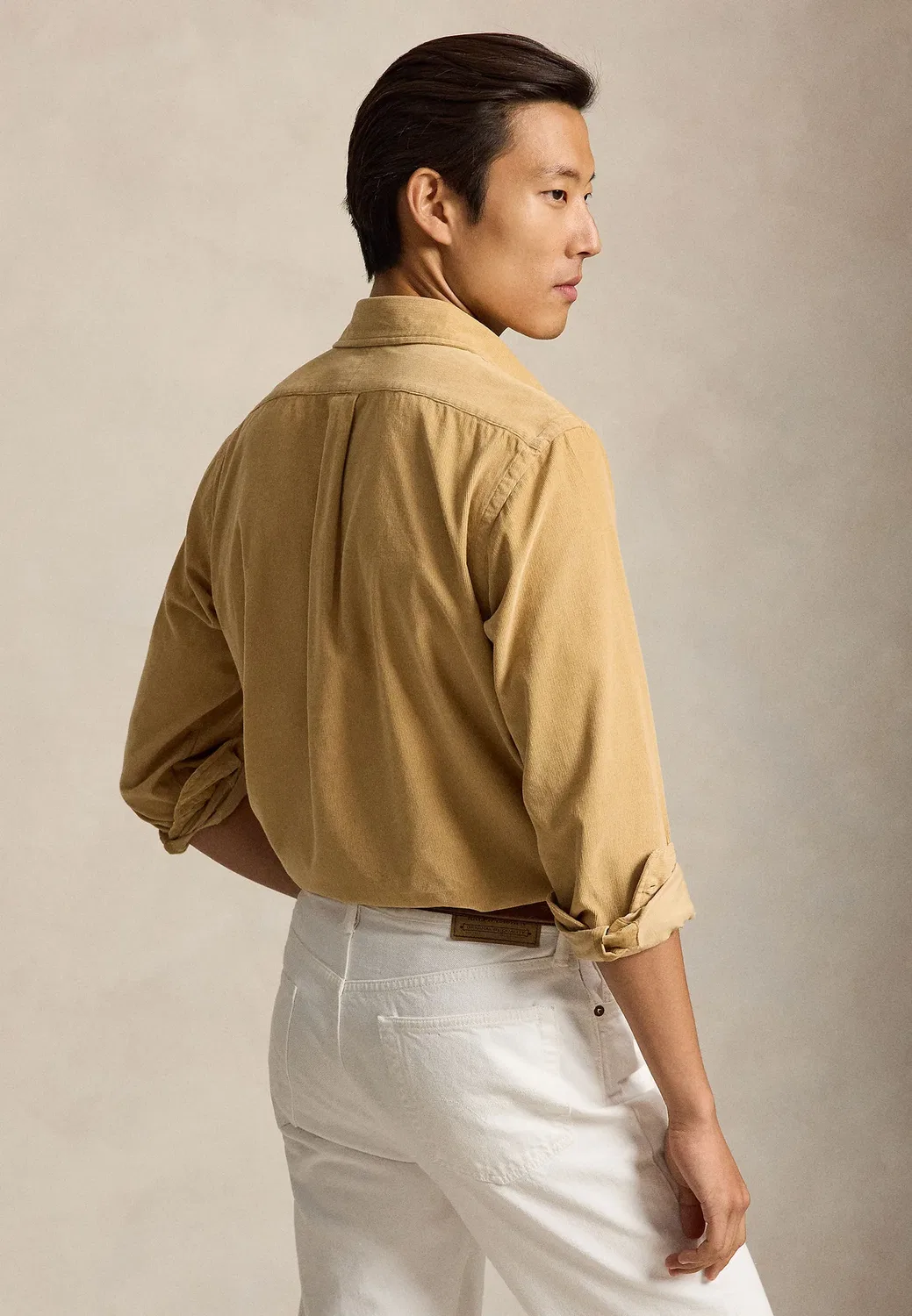 Рубашка из вельвета, сшитая на заказ Polo Ralph Lauren, Classic Camel — фото 3