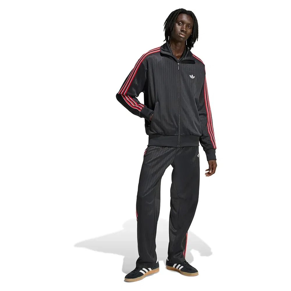 Толстовка с принтом в полоску Firebird Loose Pinstripes Adidas Originals, черный — фото 4