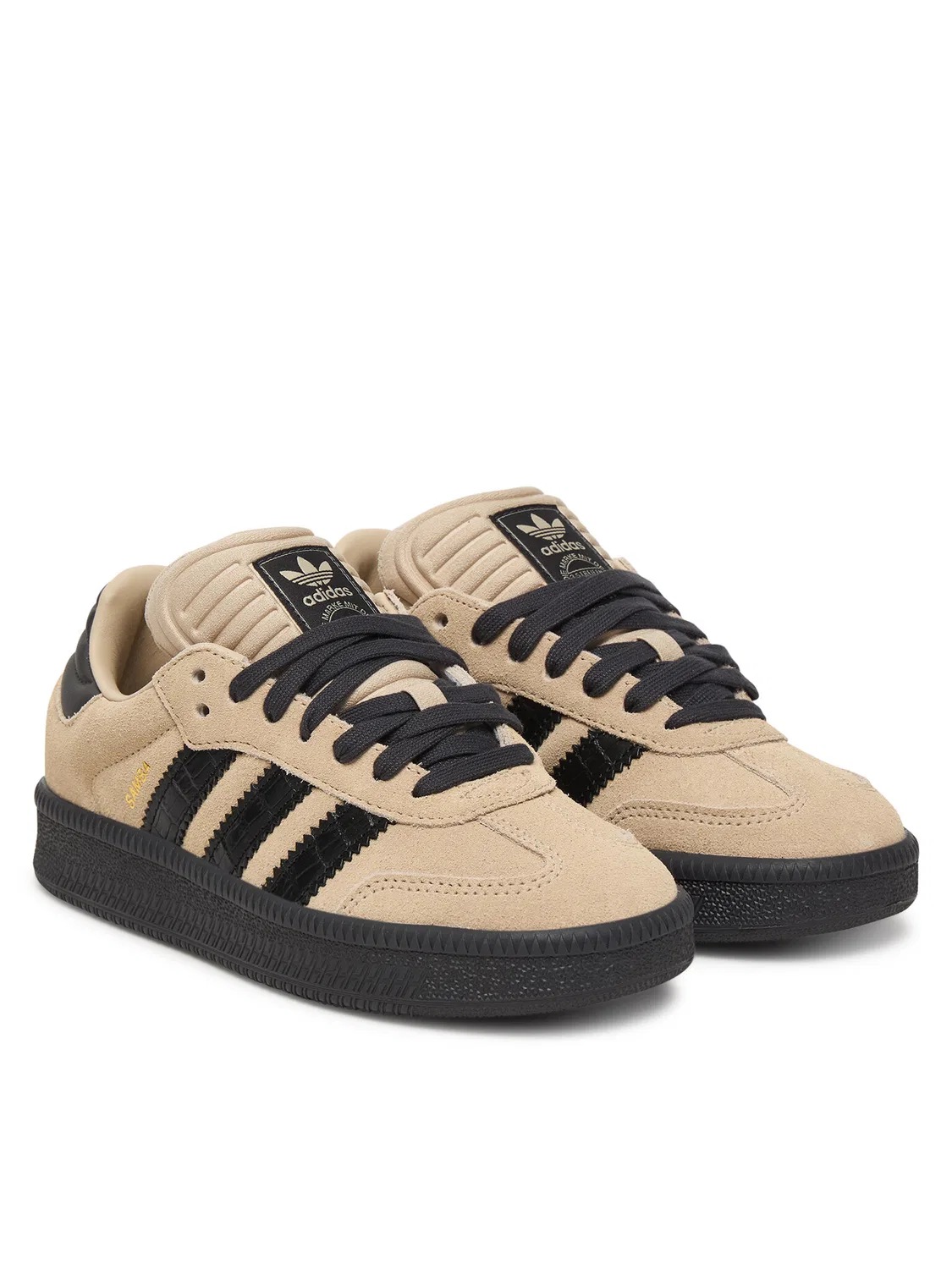 Кроссовки для мальчика Samba Xlg Adidas, бежевый — фото 2