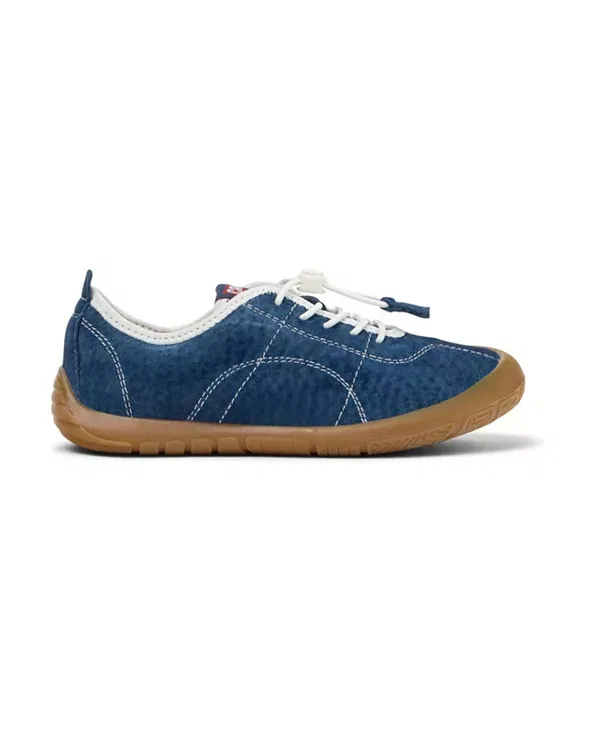 Детские кроссовки из свиной кожи Peu Path Leather Sneakers Camper, синий — фото 2