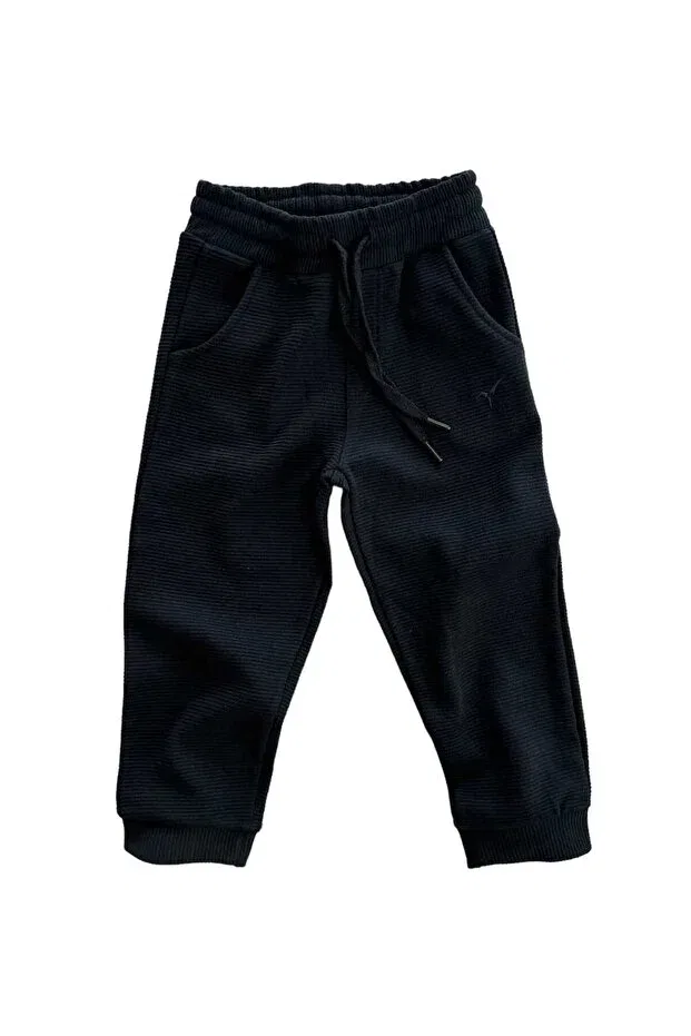 Детские брюки для девочек с текстурой Beebird, Black