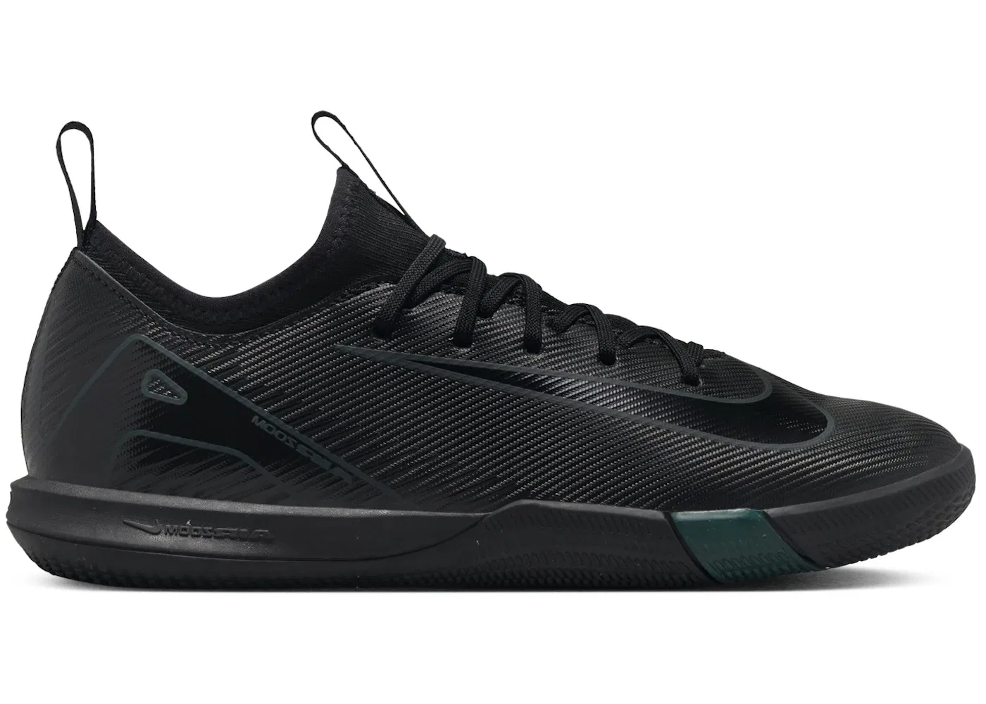 Детские бутсы Nike Mercurial Vapor 16 Academy IC, Black/Deep Jungle/Black
