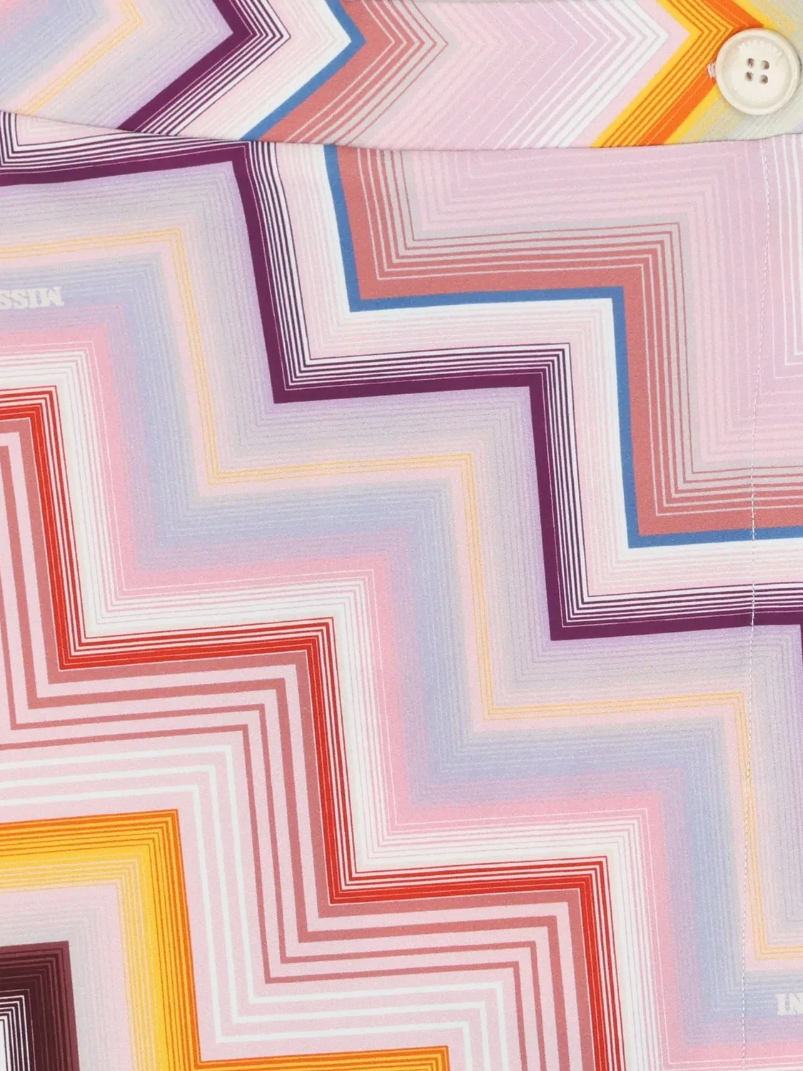 Юбка на запах и узором зигзаг Missoni Kids, розовый — фото 3