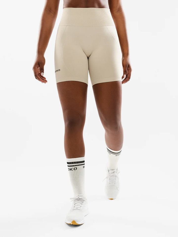 

Siroko Шорты для йоги "Dynamic" бежевого цвета