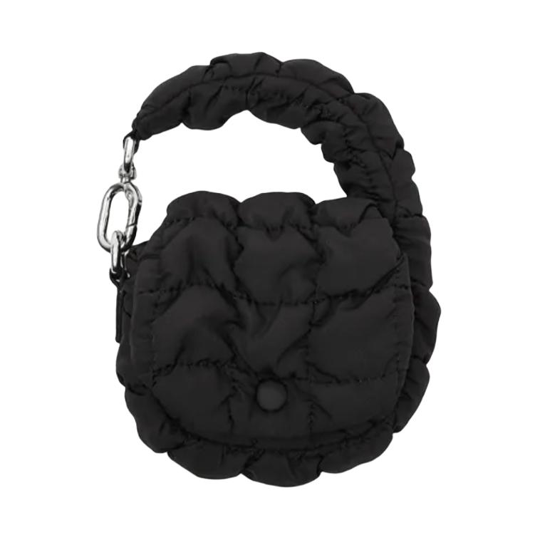 

COS Чехол для наушников из полиэстера "Облако" миниатюрный женский черный, Black