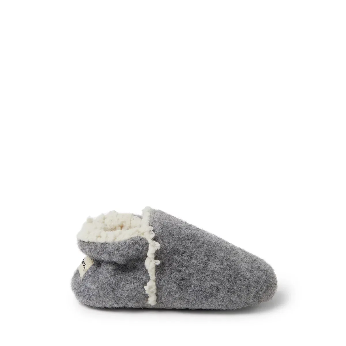 Детские тапочки-слиперы с искусственным мехом Emerson Dearfoams, Light Heather Grey — фото 3
