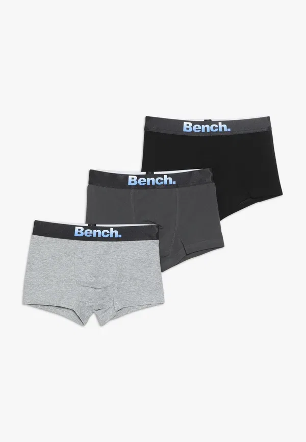 Комплект из 3 боксерских трусов Bench, черный/серый