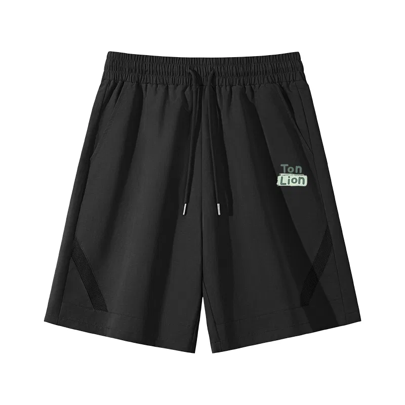 Детские унисекс шорты с принтом Tonlion, Olive Green — фото 4