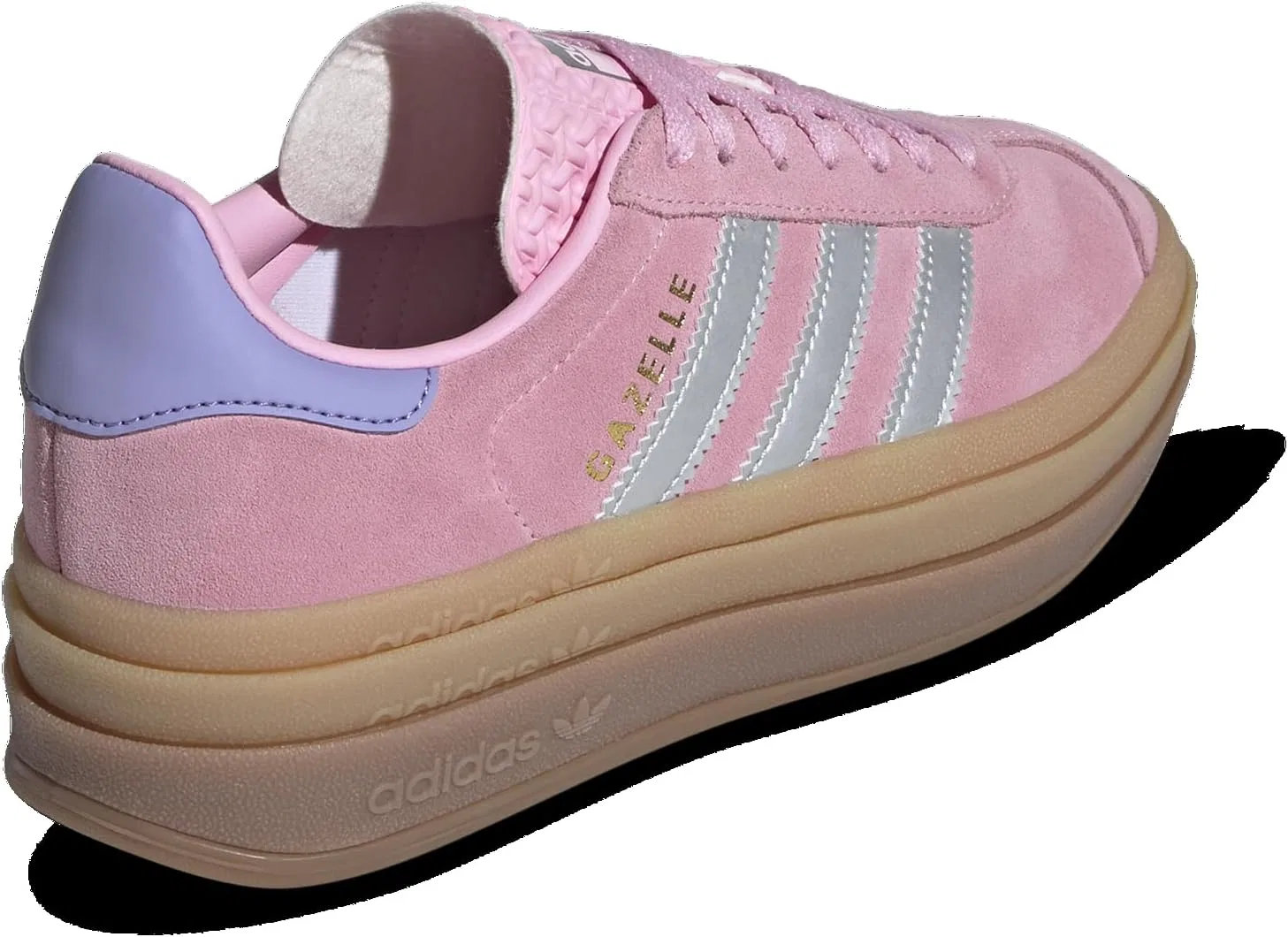 Детские кроссовки Gazelle Bold J adidas, True Pink/Silver Metallic/Light Purple — фото 3