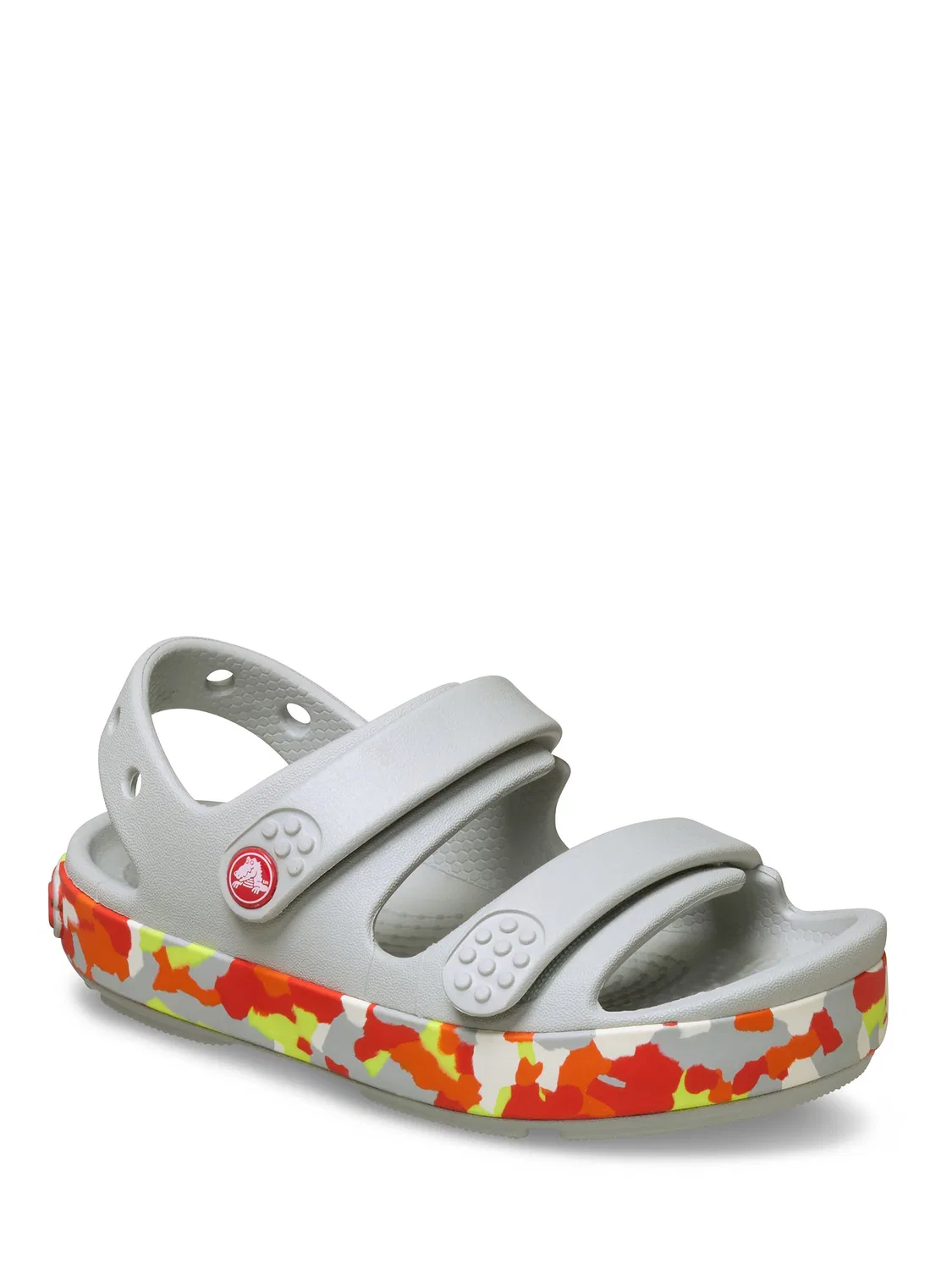 Сандалии Crocs Crocband Cruiser Glow Confetti, серые — фото 2