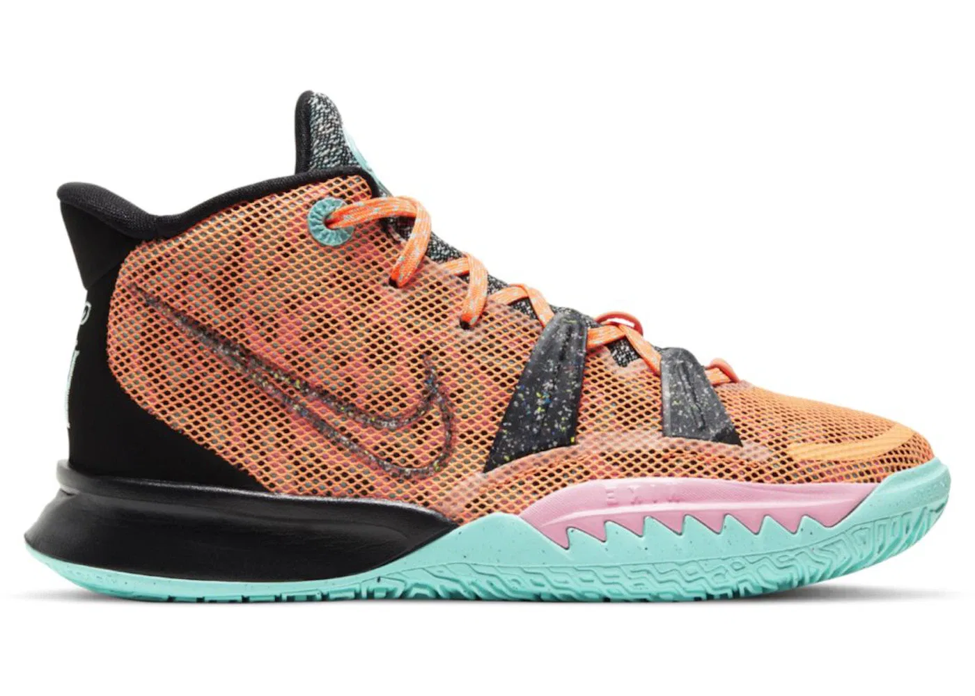 Детские кроссовки для баскетбола Nike Kyrie 7 Play for the Future, Atomic Orange/Tropical Twist/Black
