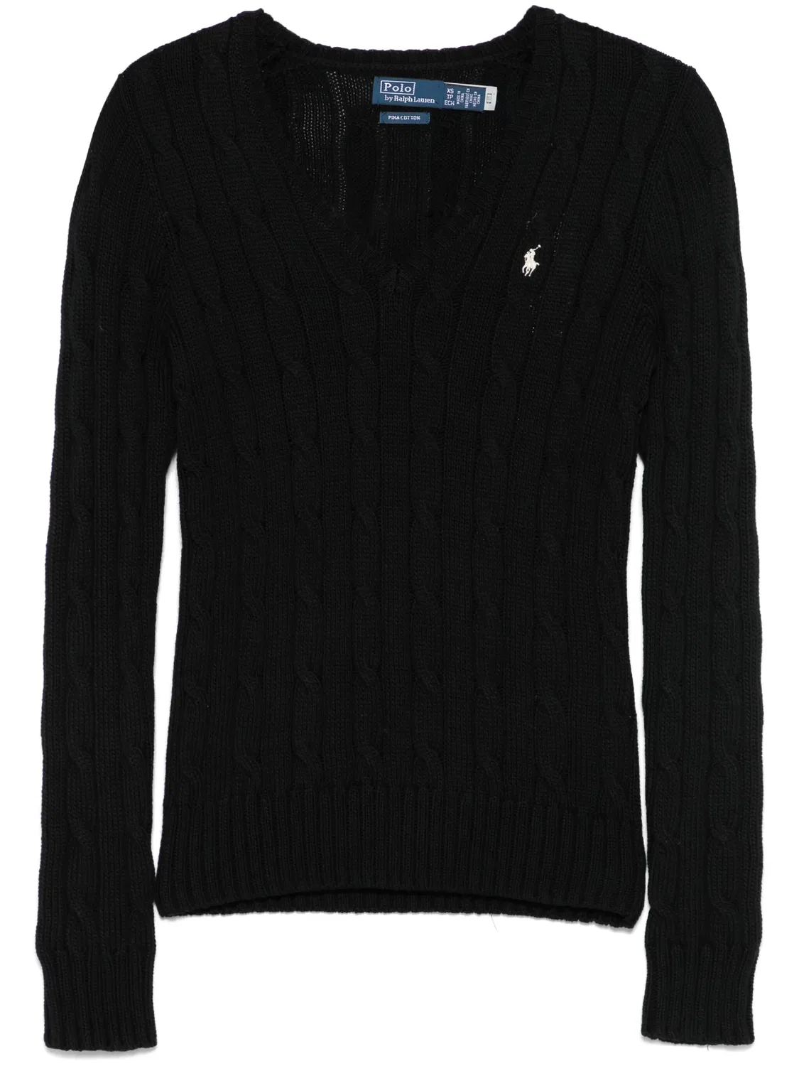 Polo Ralph Lauren Черный джемпер из 100% хлопка