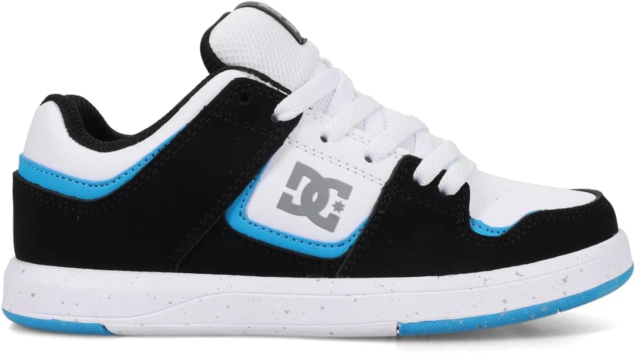 Детские кроссовки для скейтбординга Cure DC SHOES, White/Black/Blue