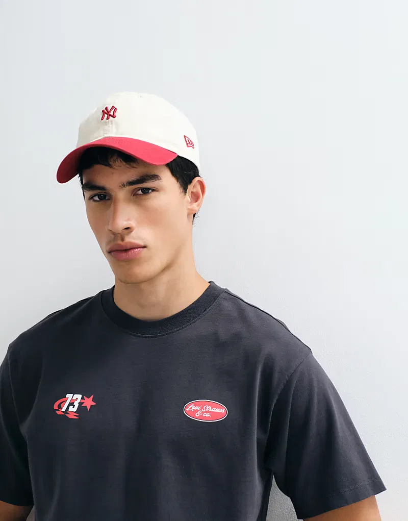 Футболка Levi's свободного кроя с графическим принтом, черный — фото 2