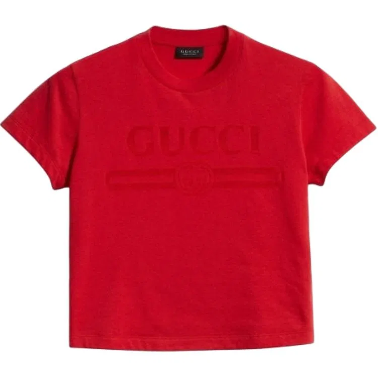 Женская футболка с круглым вырезом GUCCI, Red