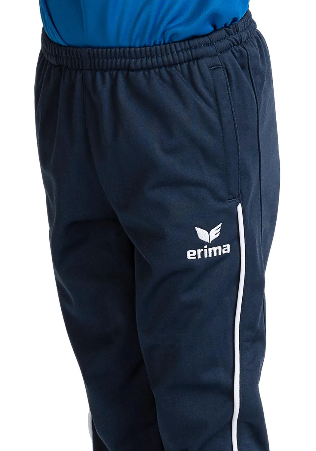 Детские штаны из полиэстера Shooter 2.0 Erima, Baltikblau Navyblau Weiss — фото 3