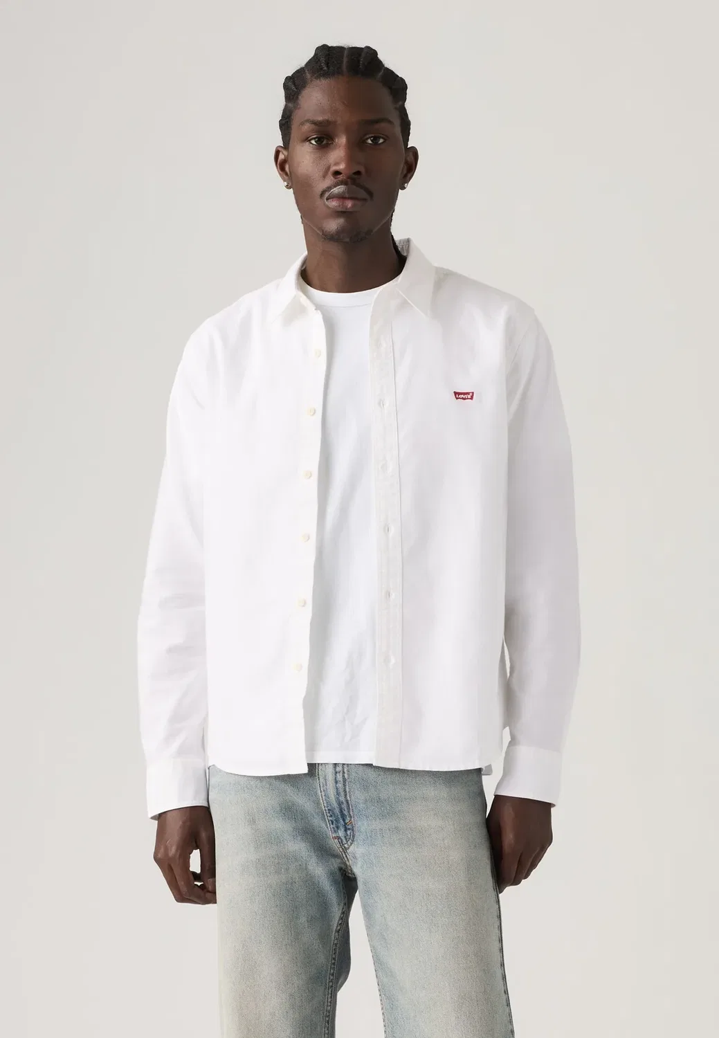 Стандартная рубашка с батарейным питанием - рубашка Levi'S, Bright White — фото 2
