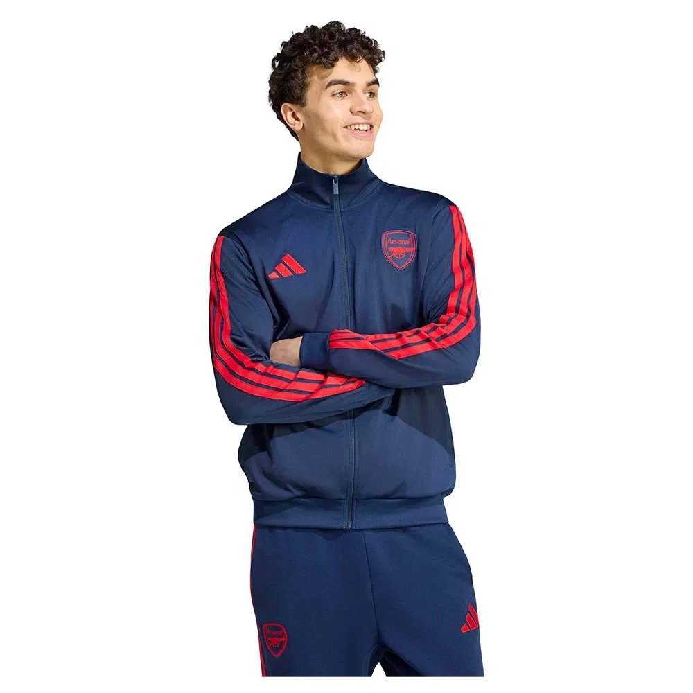Мужское худи с молнией Adidas Arsenal FC DNA, Blue
