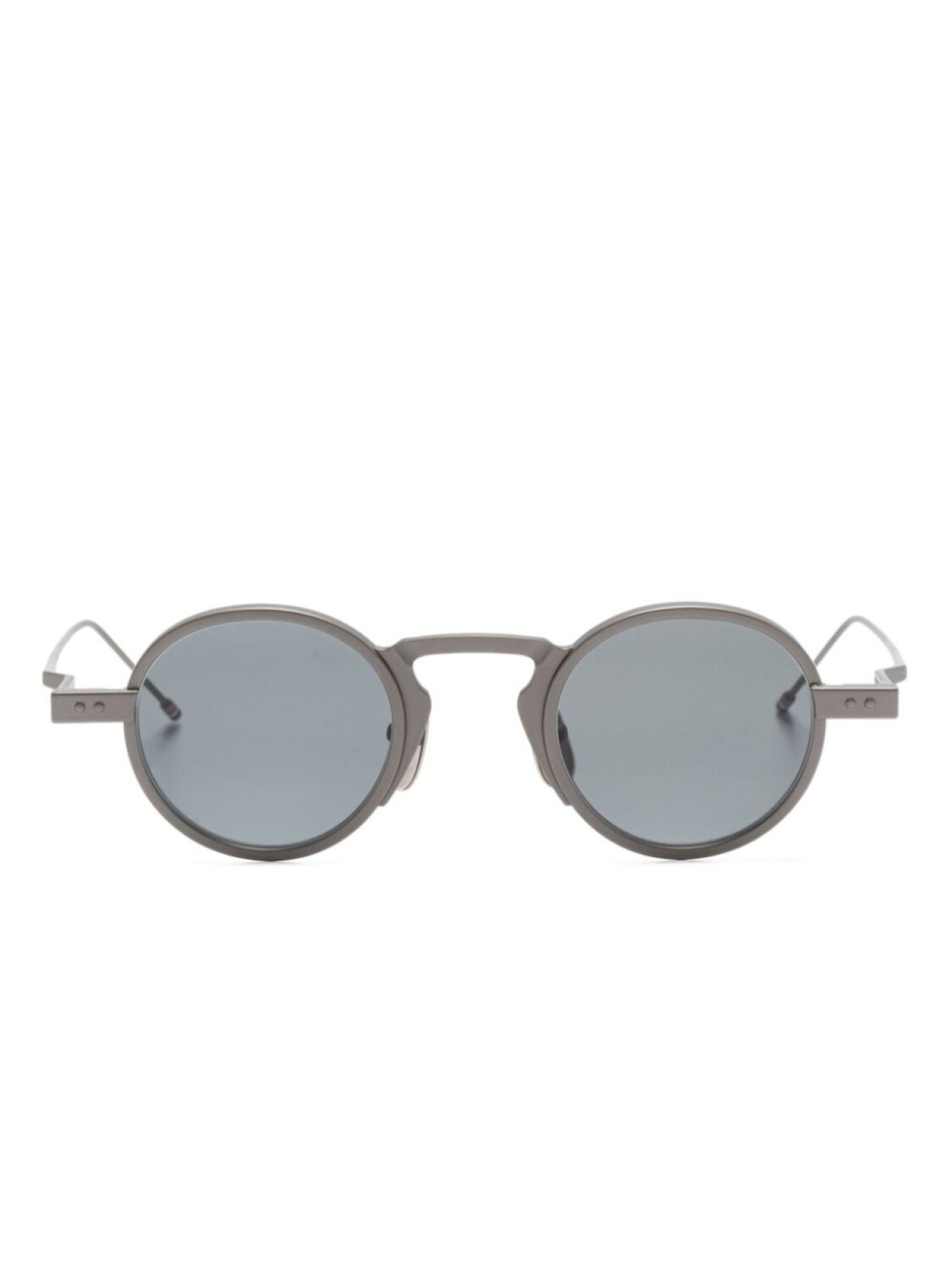 

Thom Browne Eyewear солнцезащитные очки в круглой оправе, серый