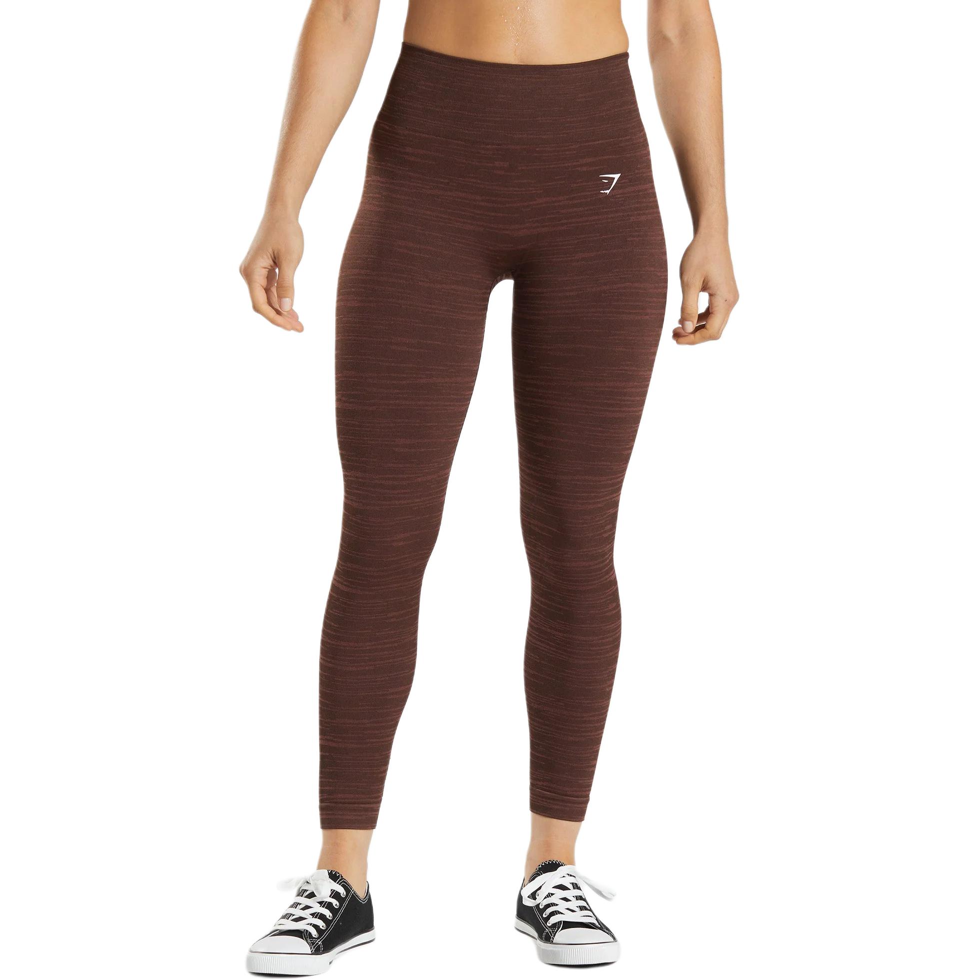 

Женские леггинсы ADAPT MARL Вишнёво-коричневые GYMSHARK