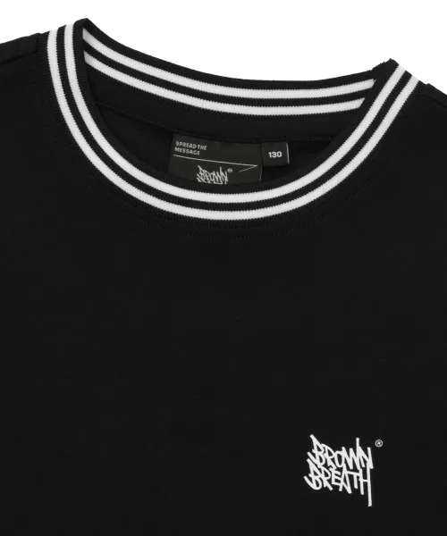 Детская футболка с быстросохнущей тканью BROWNBREATH KIDS, Black — фото 4