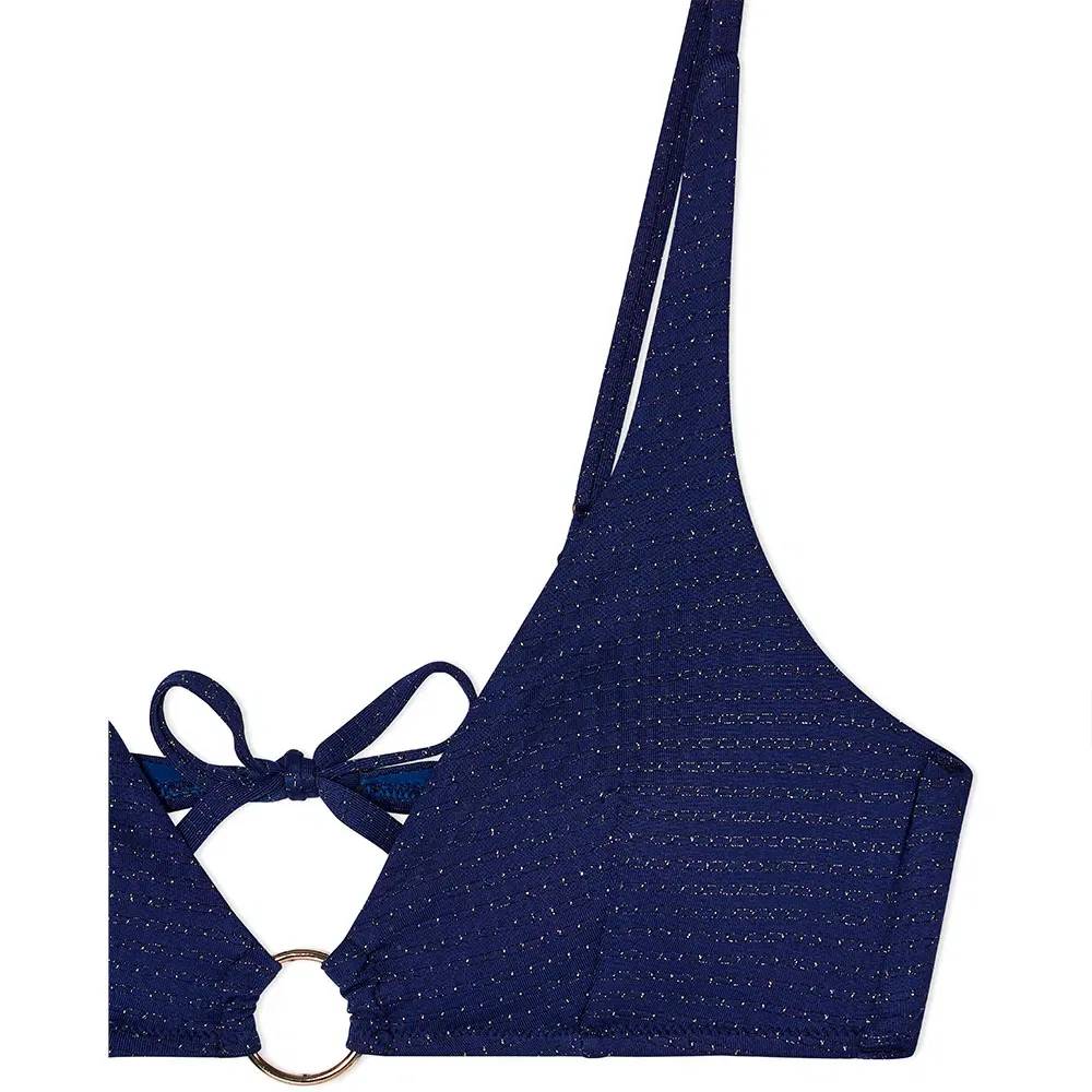 Бикини Bandeau Emporio Armani, синий — фото 4