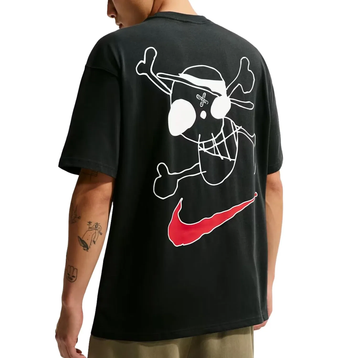 Мужская футболка One Piece T-Shirt 'Black' Nike, черный — фото 2