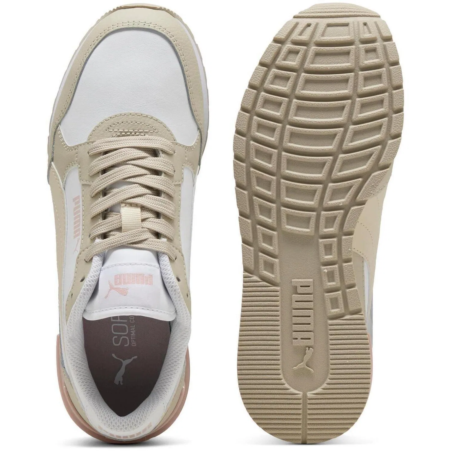 Детские кроссовки Puma St Runner V4 L Jr, Beige — фото 2